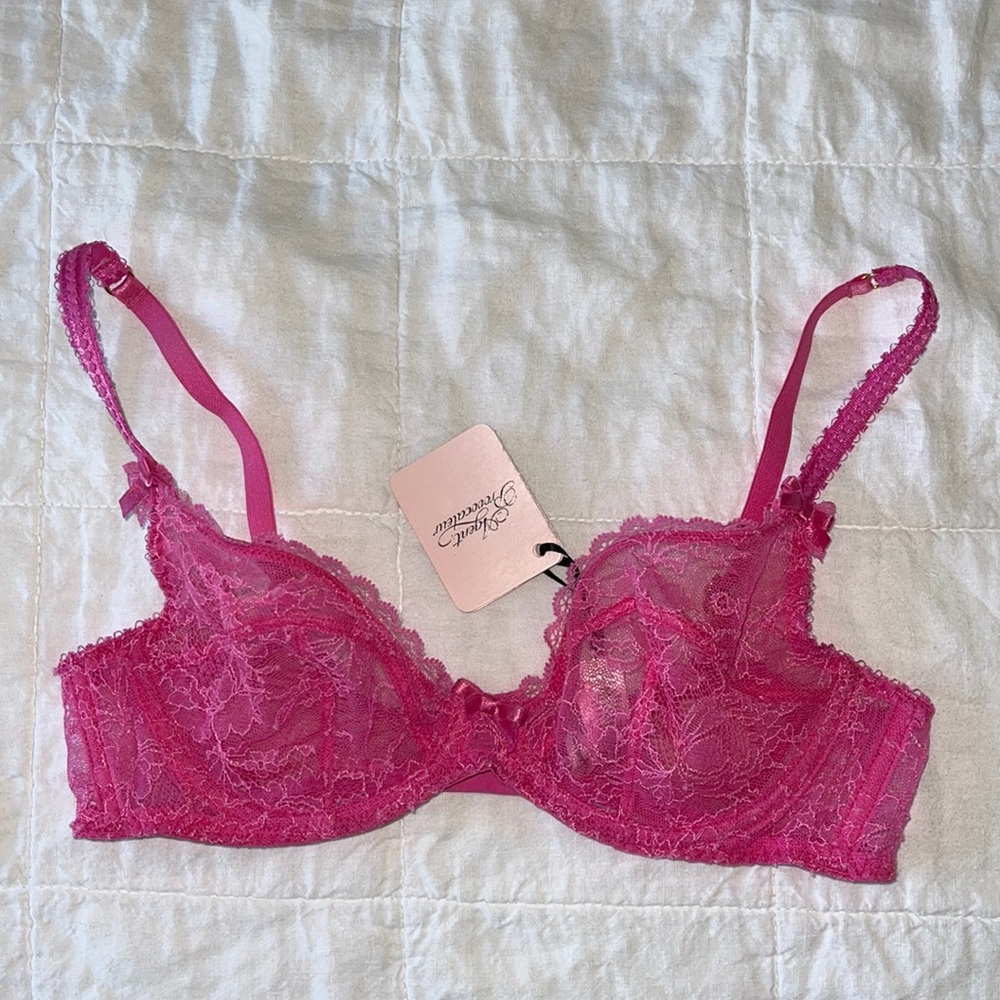 Agent Provocateur Hinda Bra Fuschia Pink 34B